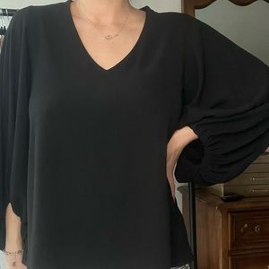 Vici | Bells will be ringing balloon sleeve blouse